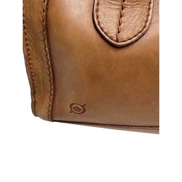 Born‎ Tan Leather Top Handle Satchel Bag - Picture 6 of 14